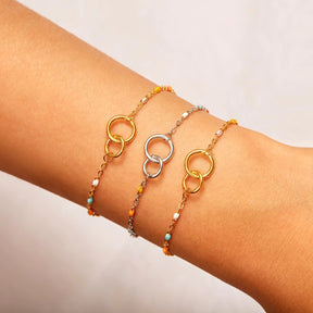 FRIENDSHIP BRACELET IN SILVER / GOLD COLOR