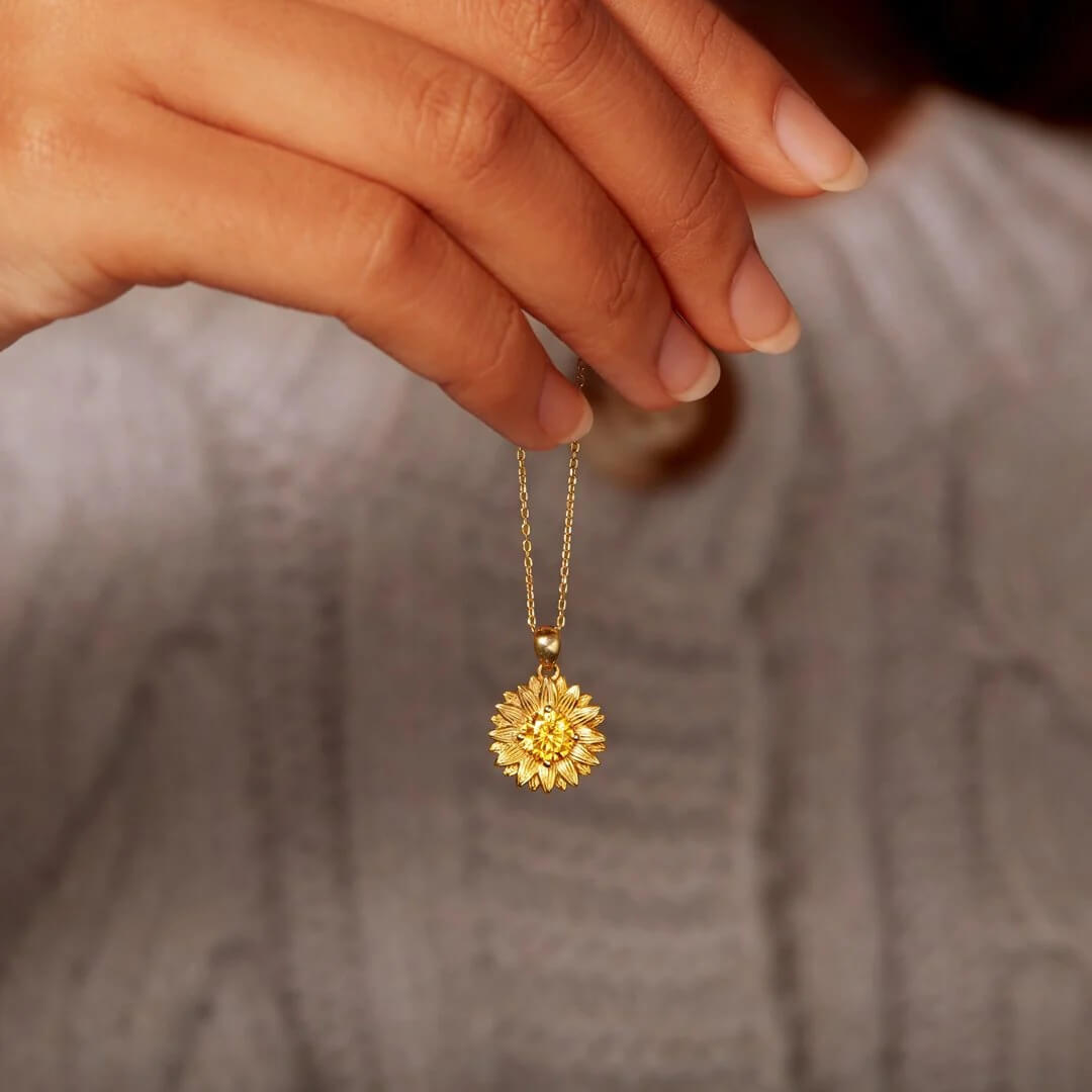 SUNFLOWER NECKLACE