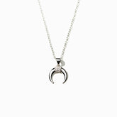 I LOVE YOU TO THE MOON AND BACK CRESCENT MOON NECKLACE