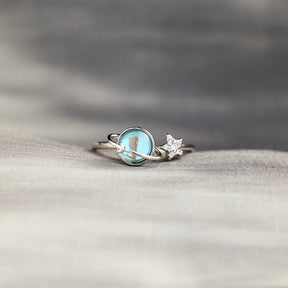 NO DARKNESS SPINNING STAR FIDGET RING