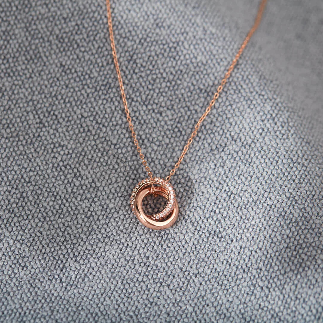 FRIENDSHIP NECKLACE SILVER / ROSE GOLD