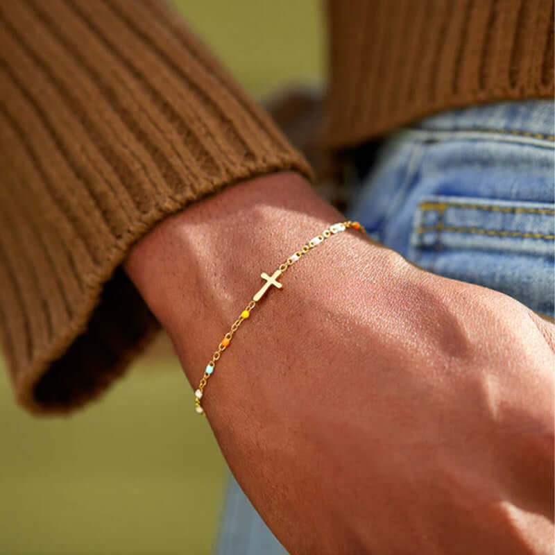 SISTER IN CHRIST CROSS BRACELET